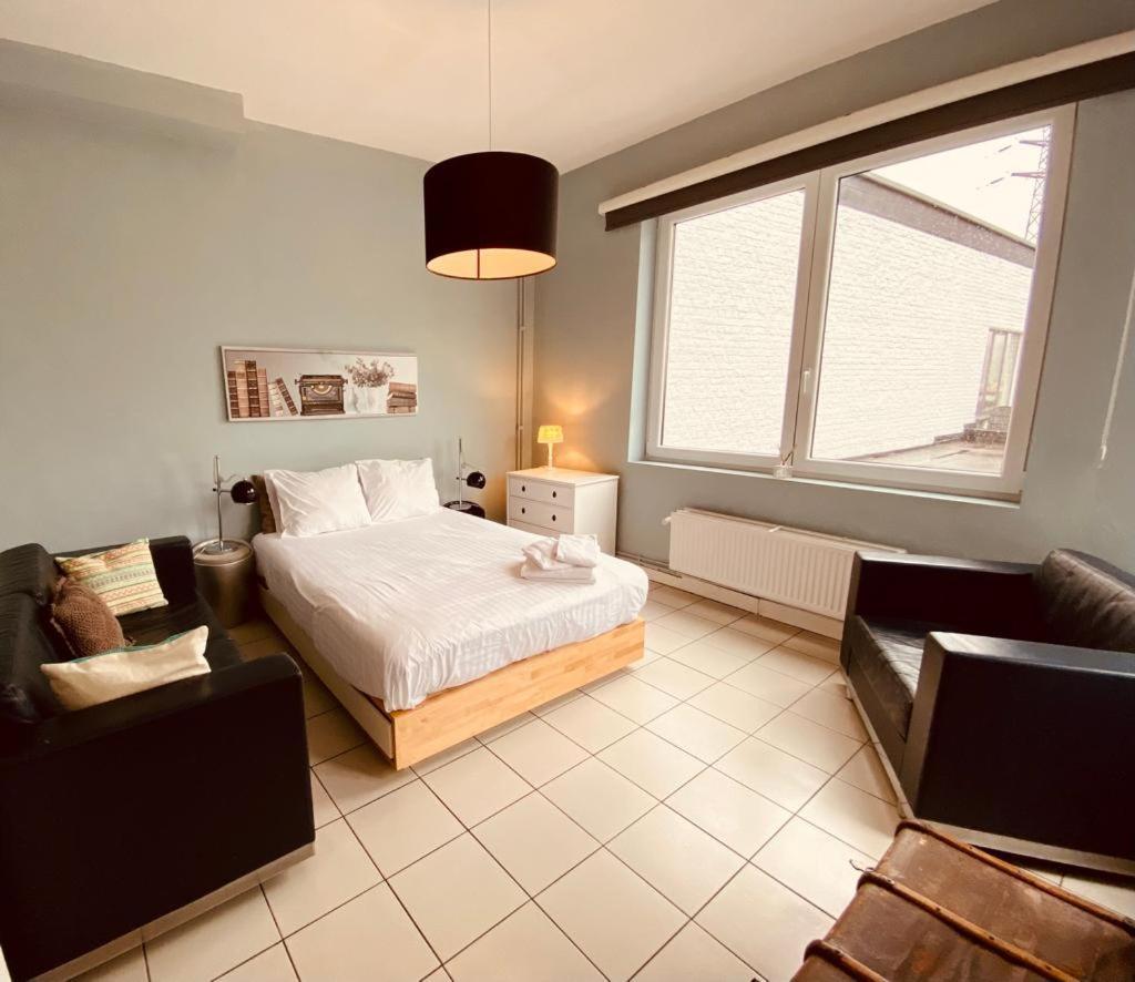 Ferienwohnung Fenetre Sur Le Standard De Liege Ougree Exterior foto